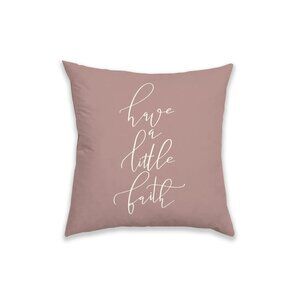 Morgan Home Typography Decorative Pillow